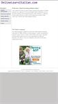 Mobile Screenshot of onlinelearnitalian.com